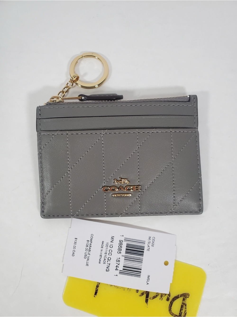 Coach Mini Skinny Id Case NWT